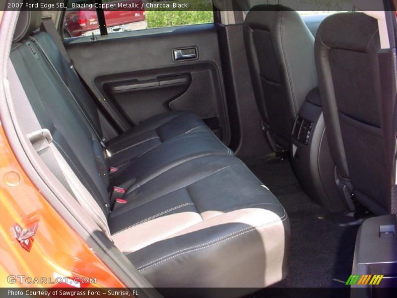 Blazing Copper Metallic / Charcoal Black 2007 Ford Edge SEL