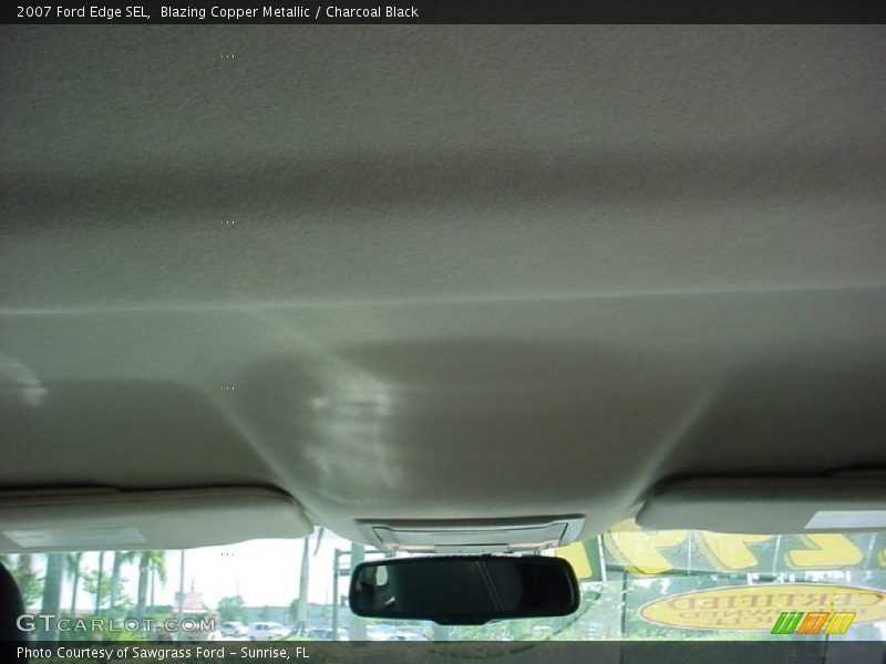 Blazing Copper Metallic / Charcoal Black 2007 Ford Edge SEL