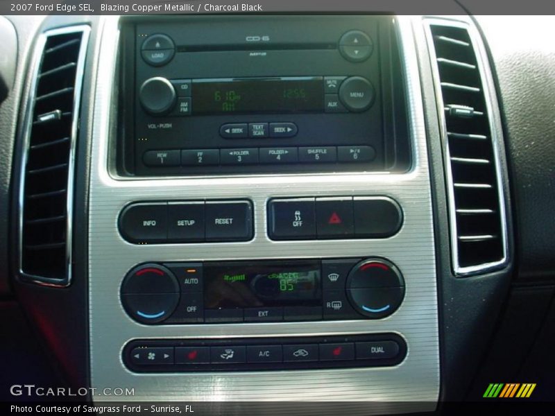 Blazing Copper Metallic / Charcoal Black 2007 Ford Edge SEL
