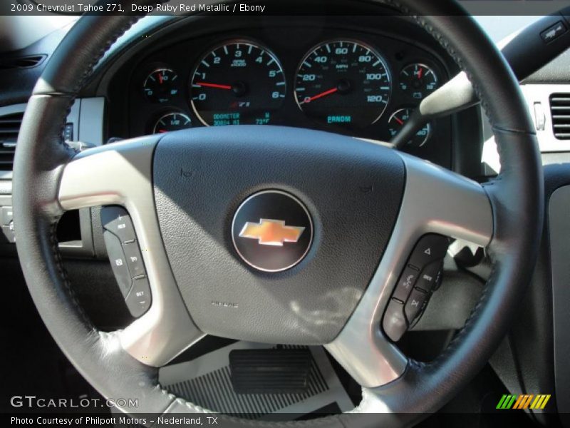 Deep Ruby Red Metallic / Ebony 2009 Chevrolet Tahoe Z71