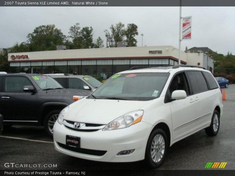 Natural White / Stone 2007 Toyota Sienna XLE Limited AWD