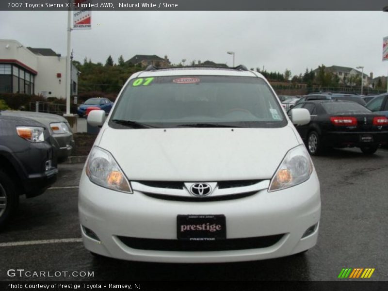 Natural White / Stone 2007 Toyota Sienna XLE Limited AWD