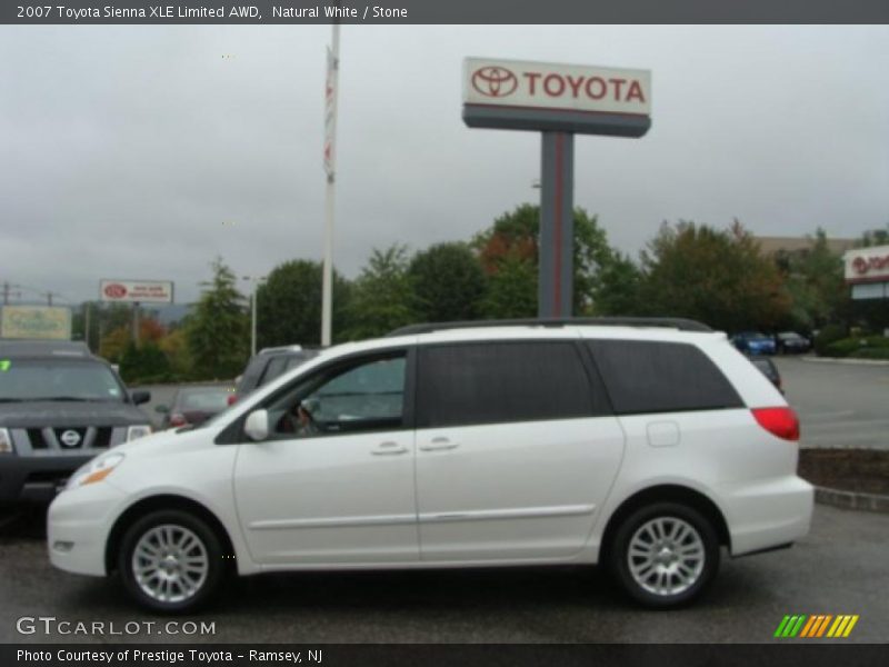 Natural White / Stone 2007 Toyota Sienna XLE Limited AWD