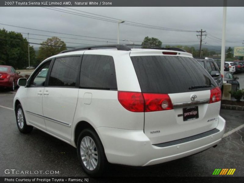 Natural White / Stone 2007 Toyota Sienna XLE Limited AWD