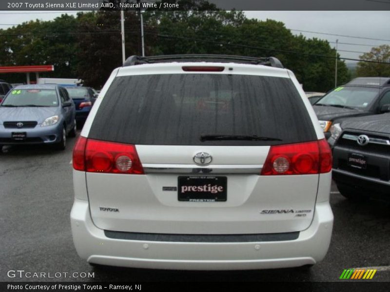 Natural White / Stone 2007 Toyota Sienna XLE Limited AWD