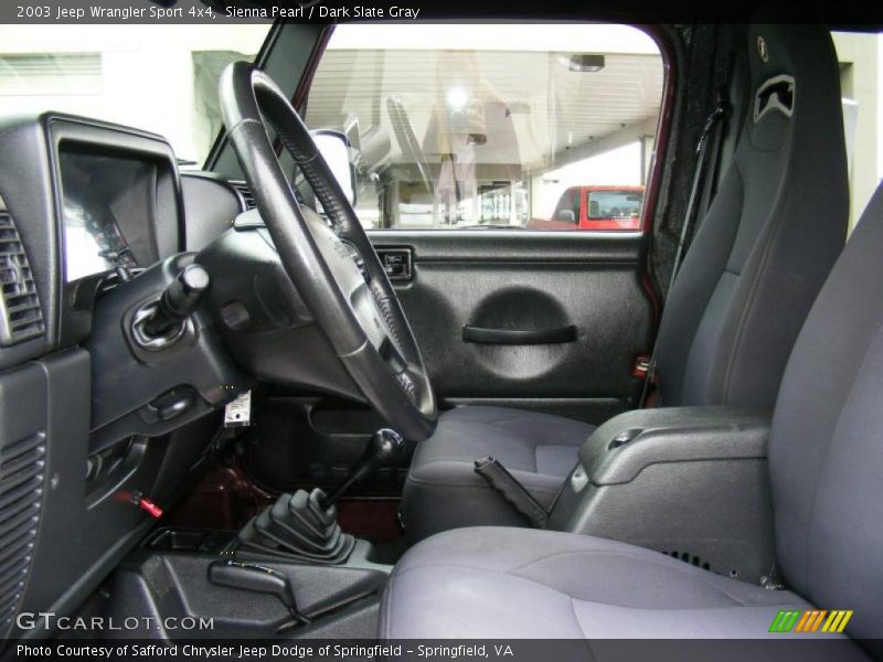 Sienna Pearl / Dark Slate Gray 2003 Jeep Wrangler Sport 4x4