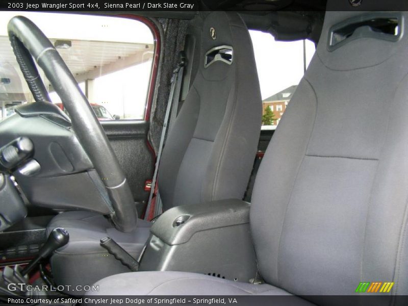 Sienna Pearl / Dark Slate Gray 2003 Jeep Wrangler Sport 4x4