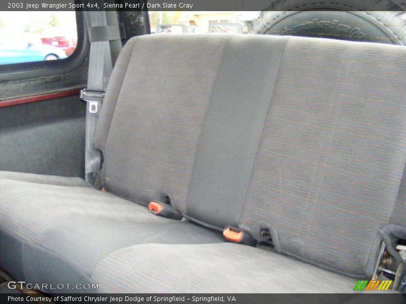 Sienna Pearl / Dark Slate Gray 2003 Jeep Wrangler Sport 4x4
