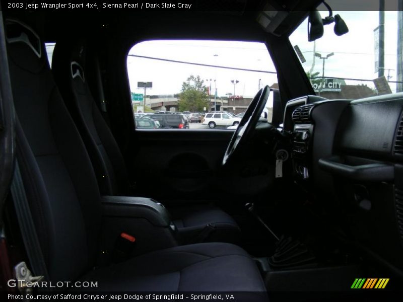 Sienna Pearl / Dark Slate Gray 2003 Jeep Wrangler Sport 4x4