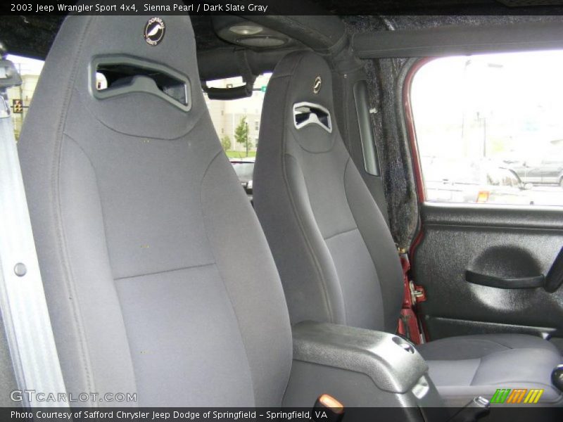 Sienna Pearl / Dark Slate Gray 2003 Jeep Wrangler Sport 4x4