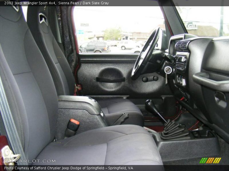Sienna Pearl / Dark Slate Gray 2003 Jeep Wrangler Sport 4x4