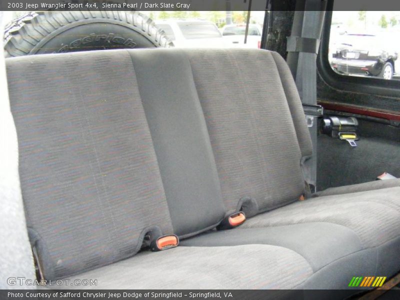 Sienna Pearl / Dark Slate Gray 2003 Jeep Wrangler Sport 4x4