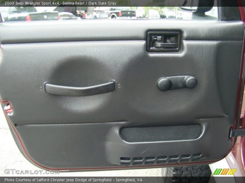 Sienna Pearl / Dark Slate Gray 2003 Jeep Wrangler Sport 4x4