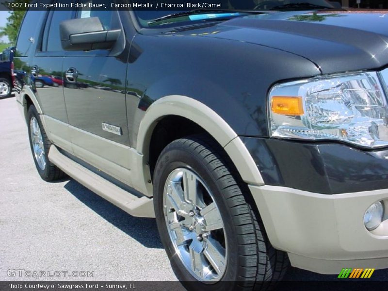 Carbon Metallic / Charcoal Black/Camel 2007 Ford Expedition Eddie Bauer