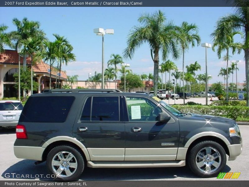 Carbon Metallic / Charcoal Black/Camel 2007 Ford Expedition Eddie Bauer