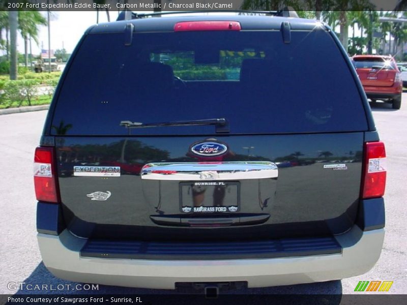 Carbon Metallic / Charcoal Black/Camel 2007 Ford Expedition Eddie Bauer