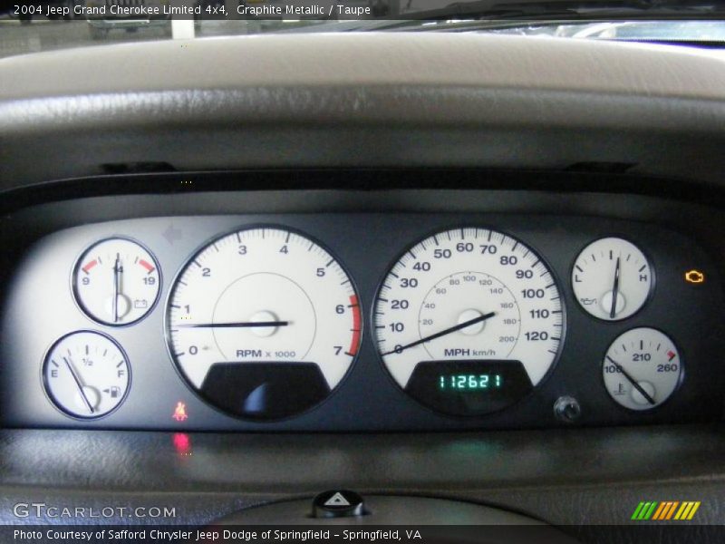 Graphite Metallic / Taupe 2004 Jeep Grand Cherokee Limited 4x4