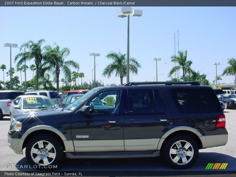 Carbon Metallic / Charcoal Black/Camel 2007 Ford Expedition Eddie Bauer