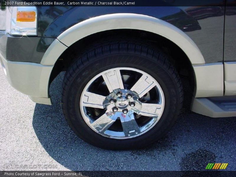 Carbon Metallic / Charcoal Black/Camel 2007 Ford Expedition Eddie Bauer
