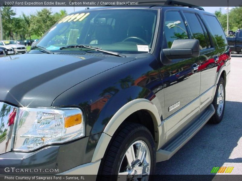 Carbon Metallic / Charcoal Black/Camel 2007 Ford Expedition Eddie Bauer