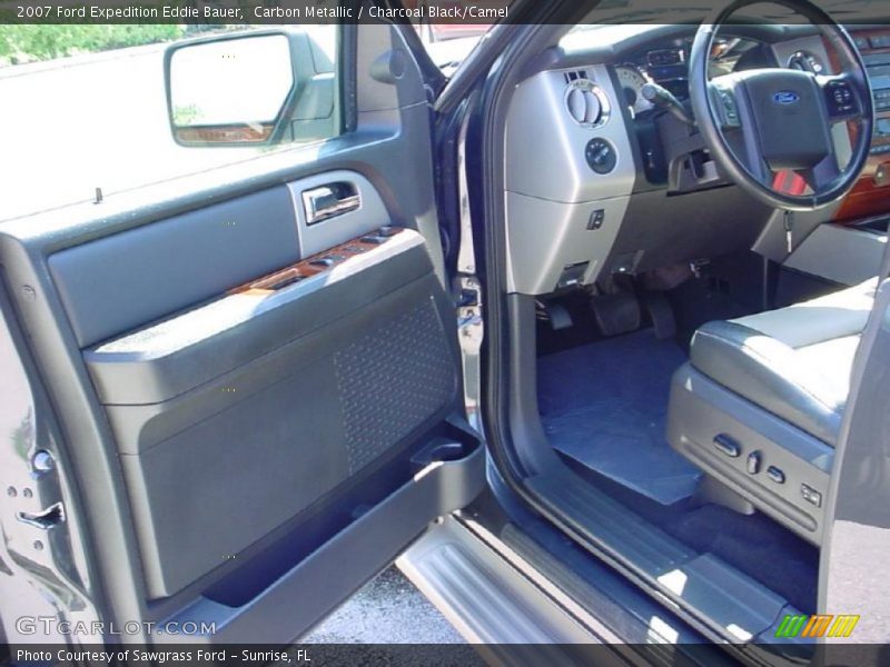 Carbon Metallic / Charcoal Black/Camel 2007 Ford Expedition Eddie Bauer