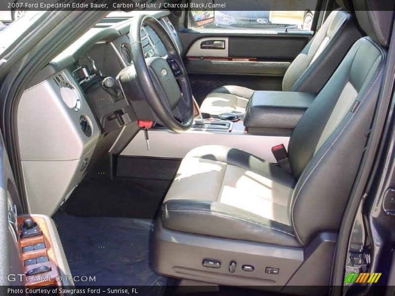 Carbon Metallic / Charcoal Black/Camel 2007 Ford Expedition Eddie Bauer