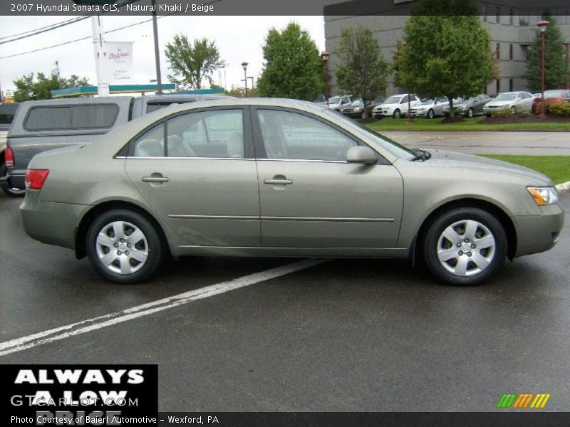 Natural Khaki / Beige 2007 Hyundai Sonata GLS