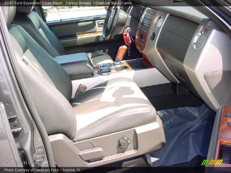 Carbon Metallic / Charcoal Black/Camel 2007 Ford Expedition Eddie Bauer