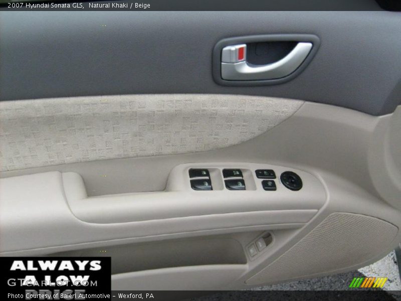 Natural Khaki / Beige 2007 Hyundai Sonata GLS