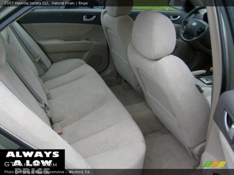 Natural Khaki / Beige 2007 Hyundai Sonata GLS
