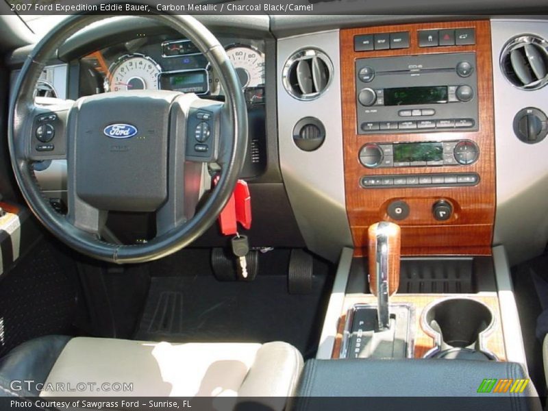 Carbon Metallic / Charcoal Black/Camel 2007 Ford Expedition Eddie Bauer