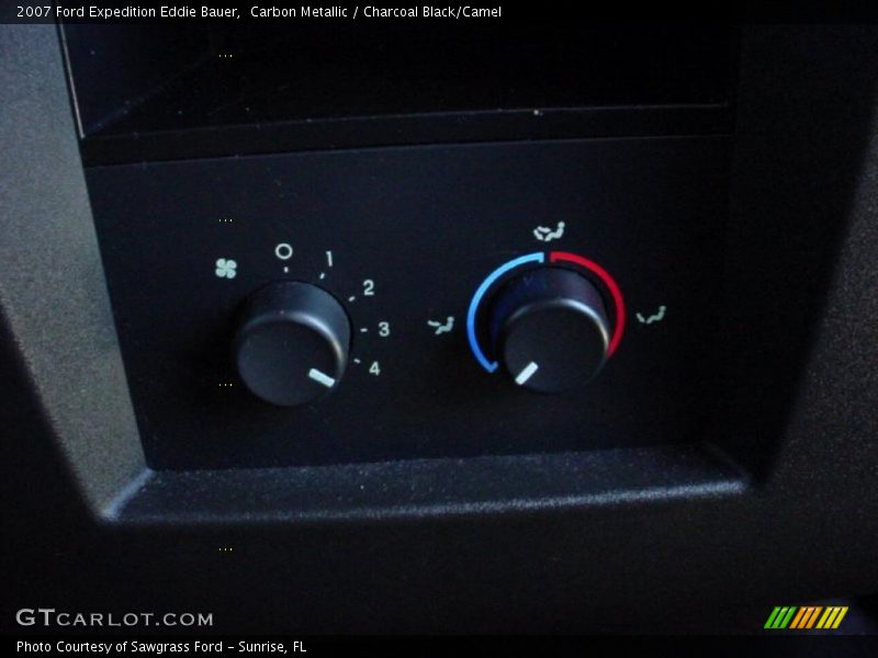 Carbon Metallic / Charcoal Black/Camel 2007 Ford Expedition Eddie Bauer