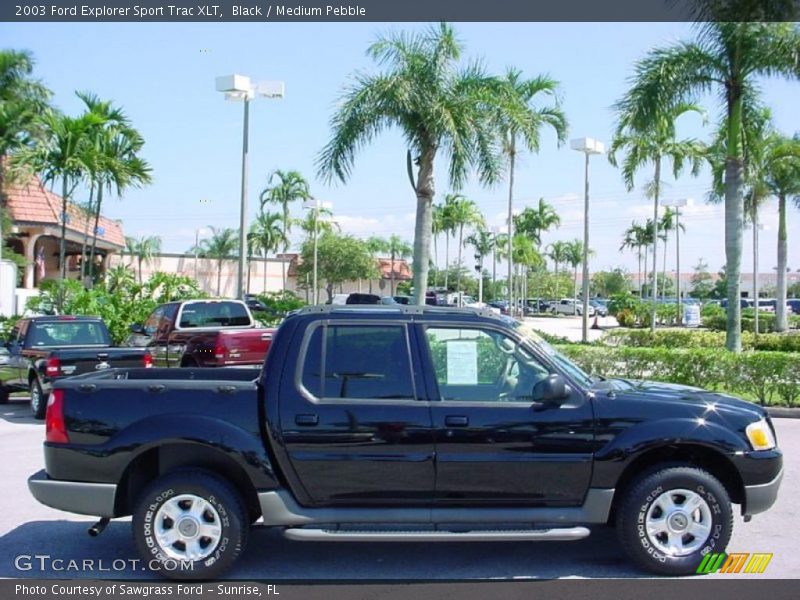Black / Medium Pebble 2003 Ford Explorer Sport Trac XLT