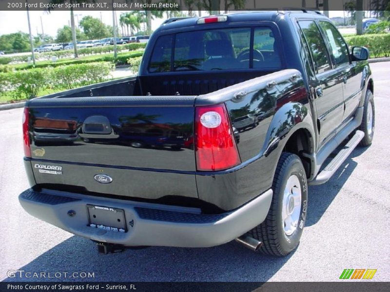 Black / Medium Pebble 2003 Ford Explorer Sport Trac XLT