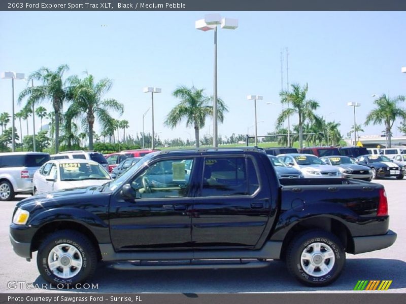 Black / Medium Pebble 2003 Ford Explorer Sport Trac XLT