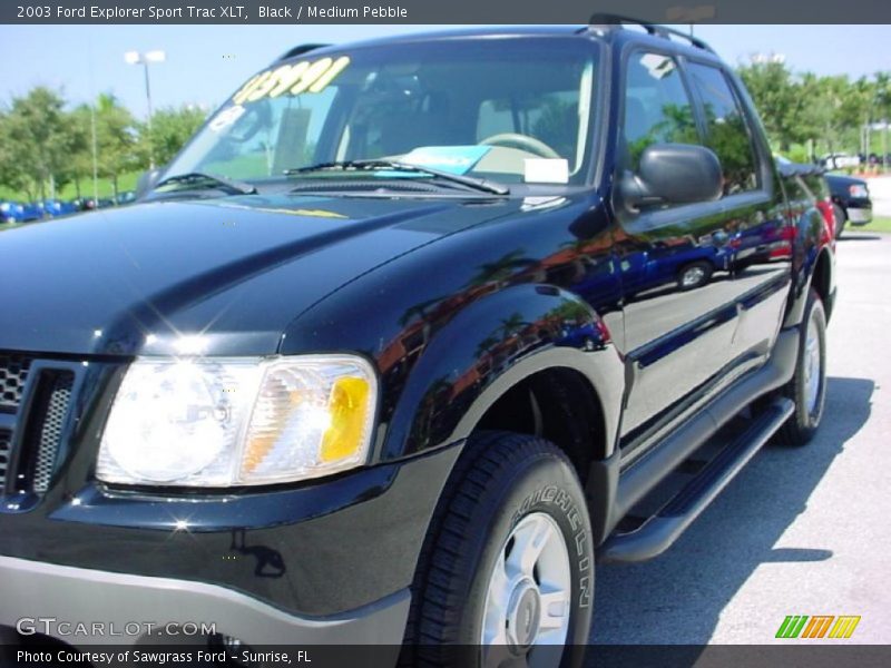 Black / Medium Pebble 2003 Ford Explorer Sport Trac XLT