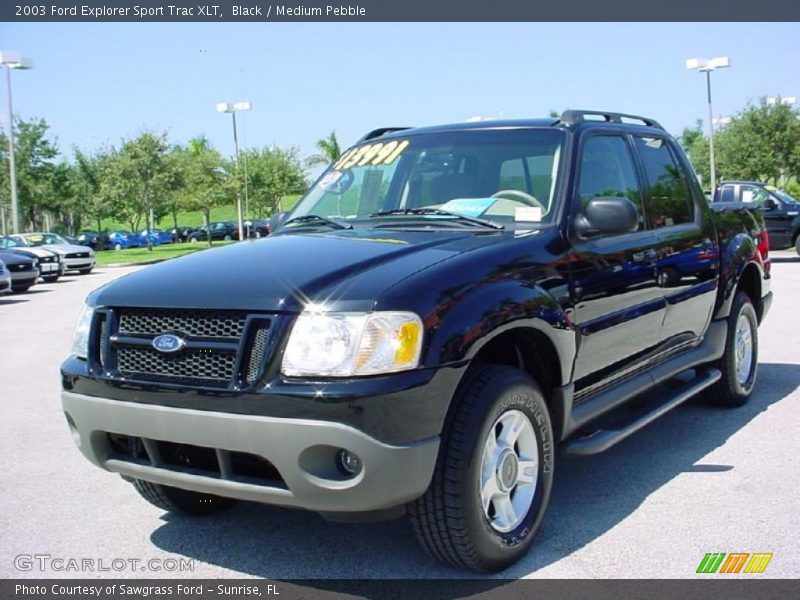 Black / Medium Pebble 2003 Ford Explorer Sport Trac XLT