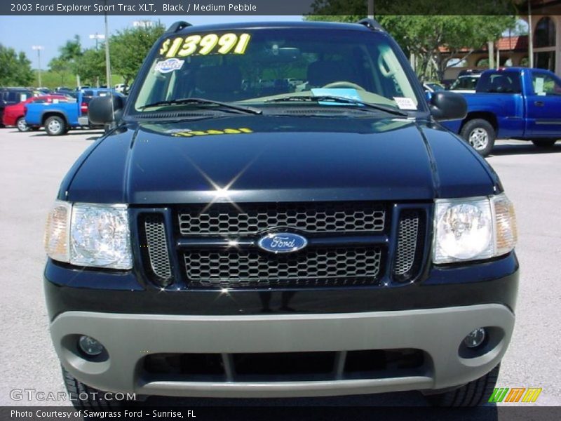 Black / Medium Pebble 2003 Ford Explorer Sport Trac XLT