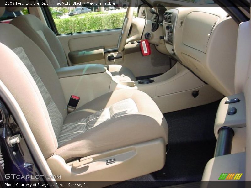 Black / Medium Pebble 2003 Ford Explorer Sport Trac XLT