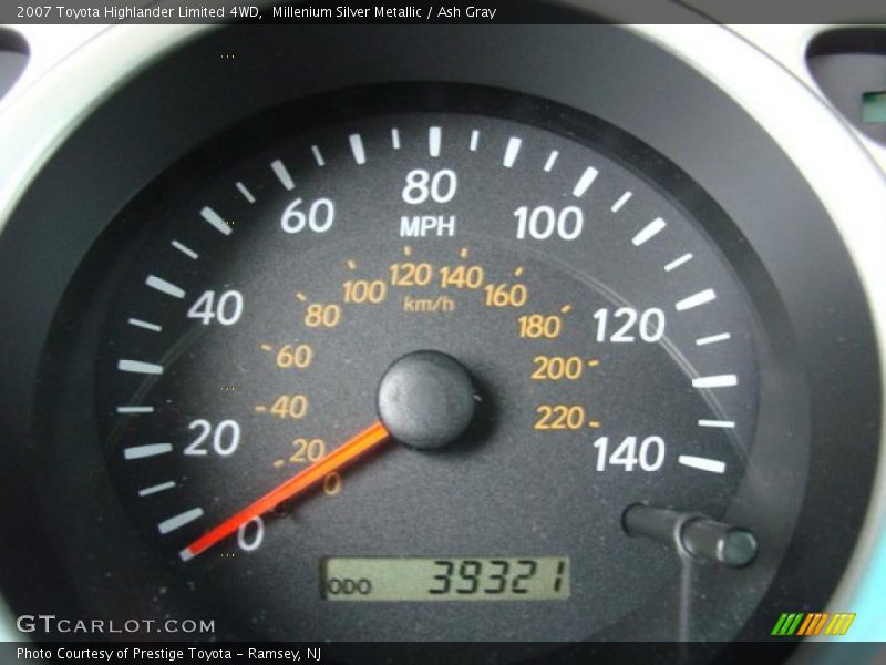 Millenium Silver Metallic / Ash Gray 2007 Toyota Highlander Limited 4WD