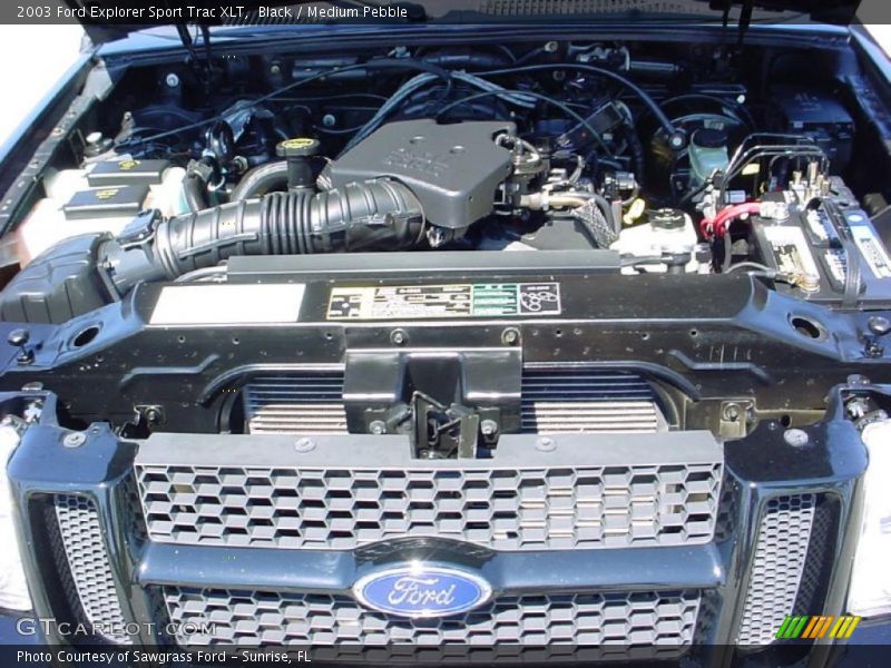 Black / Medium Pebble 2003 Ford Explorer Sport Trac XLT