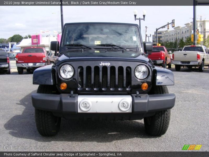 Black / Dark Slate Gray/Medium Slate Gray 2010 Jeep Wrangler Unlimited Sahara 4x4