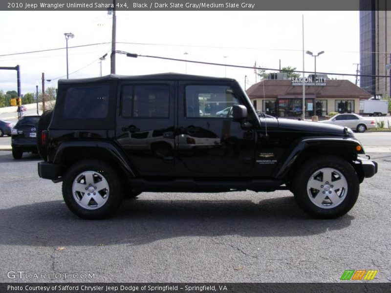 Black / Dark Slate Gray/Medium Slate Gray 2010 Jeep Wrangler Unlimited Sahara 4x4