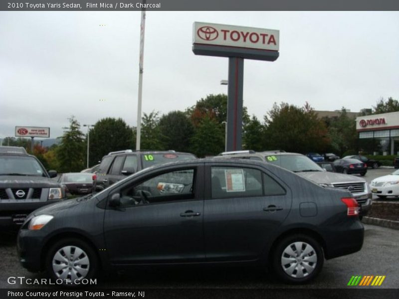 Flint Mica / Dark Charcoal 2010 Toyota Yaris Sedan