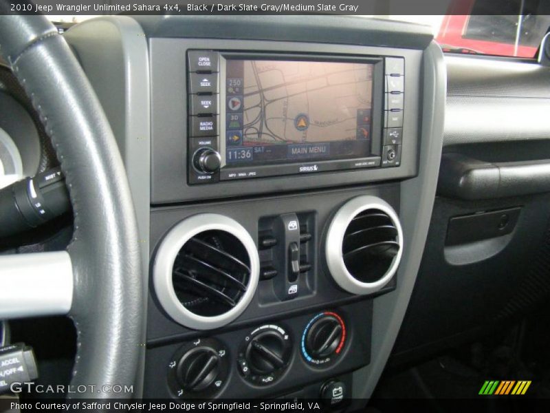 Black / Dark Slate Gray/Medium Slate Gray 2010 Jeep Wrangler Unlimited Sahara 4x4