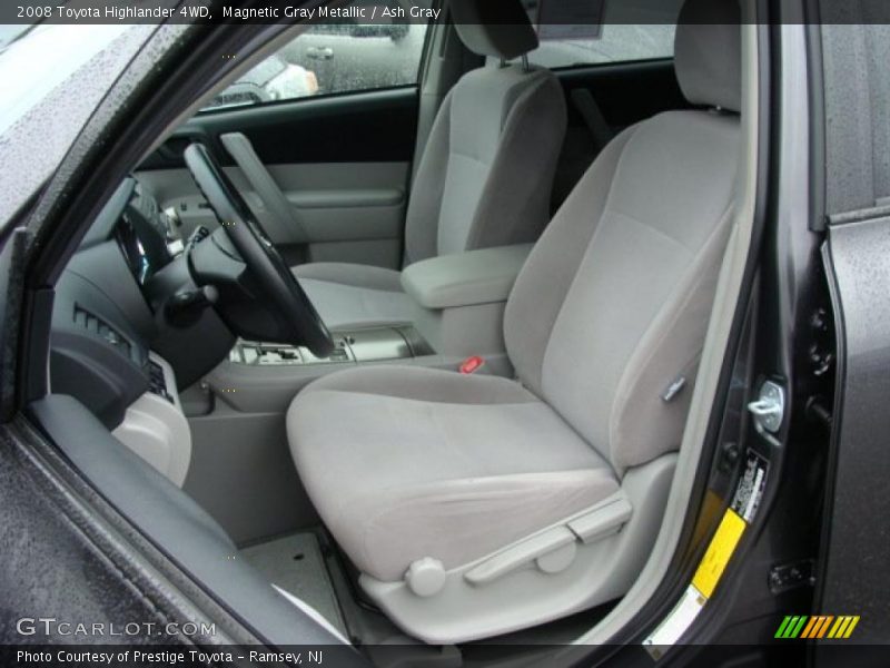 Magnetic Gray Metallic / Ash Gray 2008 Toyota Highlander 4WD
