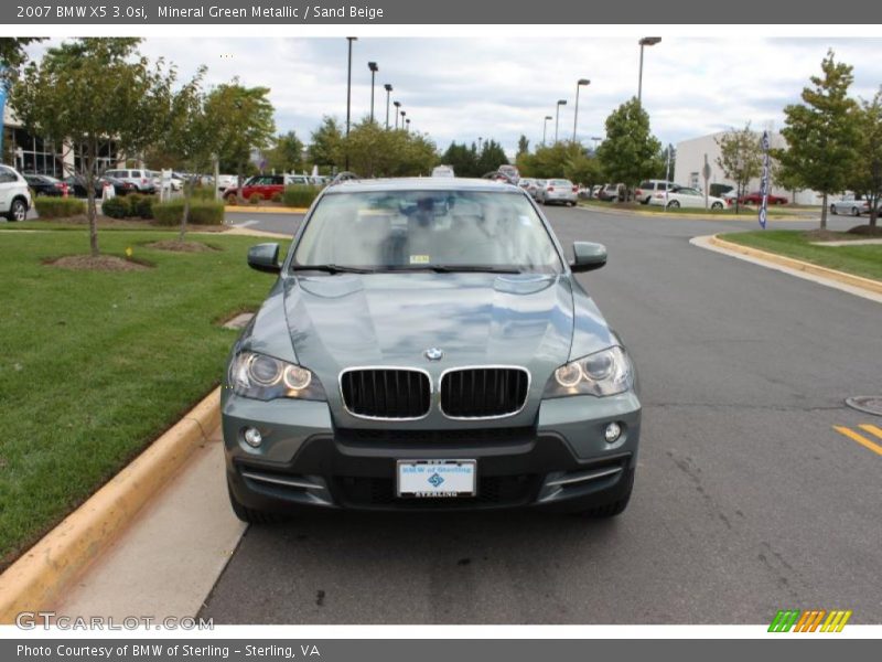 Mineral Green Metallic / Sand Beige 2007 BMW X5 3.0si