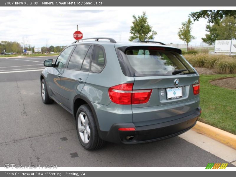 Mineral Green Metallic / Sand Beige 2007 BMW X5 3.0si