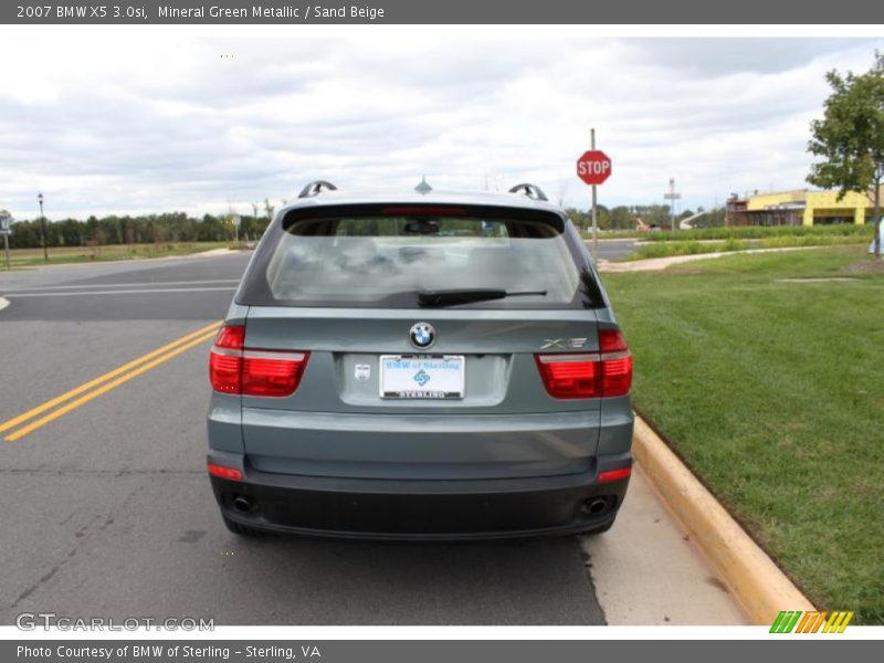 Mineral Green Metallic / Sand Beige 2007 BMW X5 3.0si