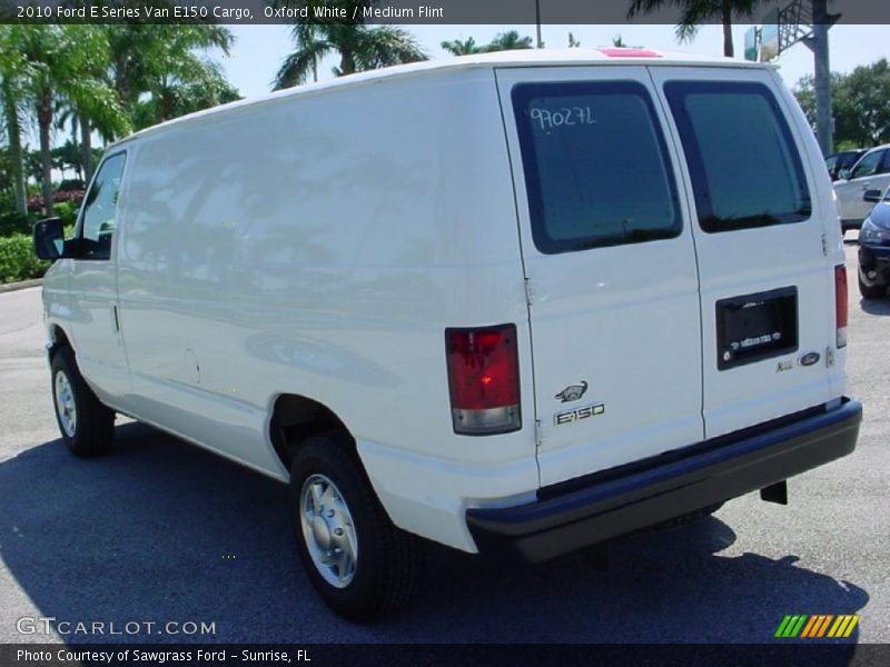 Oxford White / Medium Flint 2010 Ford E Series Van E150 Cargo